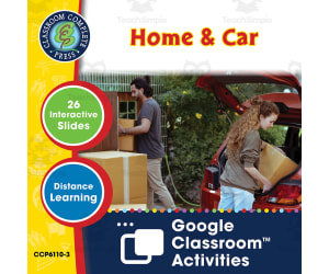 Real World Life Skills - Financial Literacy Skills: Home & Car - Google Slides Gr. 6-12+ (SPED)