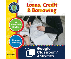 Real World Life Skills - Financial Literacy Skills: Loans, Credit & Borrowing - Google Slides Gr. 6-12+ (SPED)