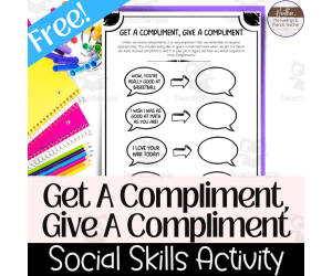 Receiving And Responding To Compliments Worksheet For Kids