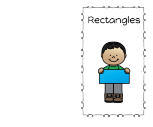 Rectangle Shape Packet Printable Activity Book