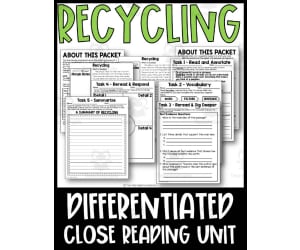 "Recycling" Close Reading Passages