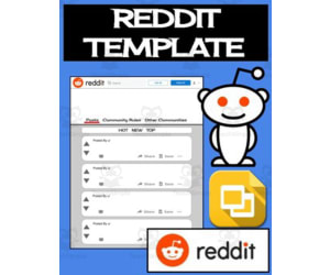 Reddit Template (Editable on Google Slides)