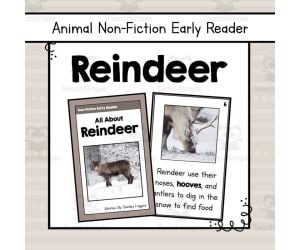 Reindeers Early Reader Nonfiction Book