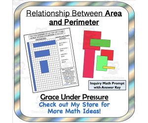 Relationship Between Area and Perimeter: Math Inquiry Prompt