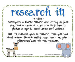 Research It Animals Activity