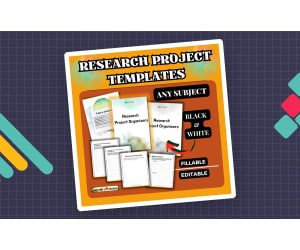 Research Project Templates - Any Subject Fillable