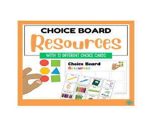 Resources Choice Board