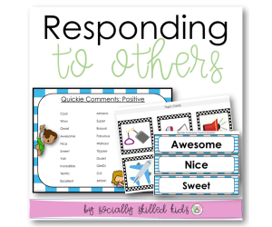 Responding To Others, Conversational Skills For 1st-5th Grade