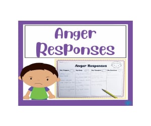 Responses to Anger Worksheet