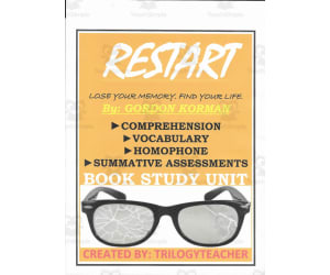 RESTART Comprehension/Vocabulary/Summative Assessment Book Unit
