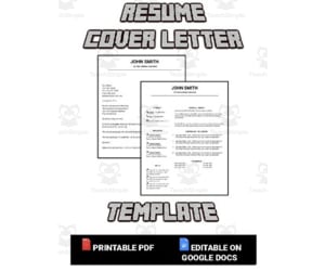 Resume & Cover Letter Template (Editable in Google Docs)