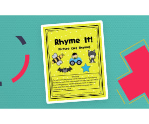 Rhyme It Picture Cards Rhyming Activity
