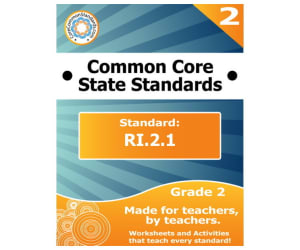 RI.2.1 Second Grade Common Core Lesson