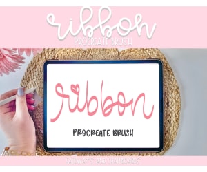 Ribbon Procreate Brush