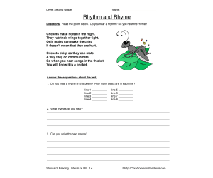 RL.2.4 Common Core Worksheet