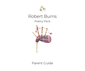 Robert Burns Poetry Study | Poetry Lesson | Scottish Poetry |