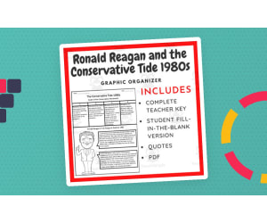 Ronald Reagan and the Conservative Tide of the 1980s - Graphic Organizer