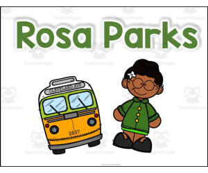 Rosa Parks Timeline Cut and Paste