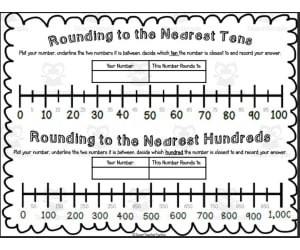 Rounding to 10s and 100s