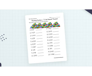 Rounding to the Nearest Thousand Worksheet