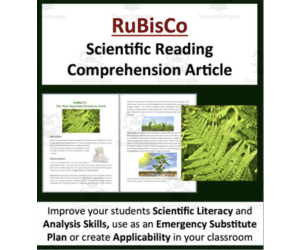 RuBisCO Reading Comprehension Article