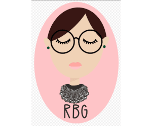 Ruth Bader Ginsberg Digital Stickers + Clip Art FREEBIE