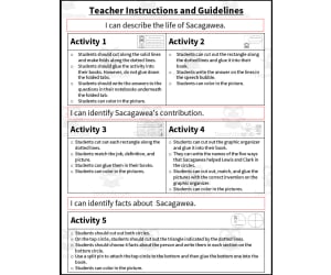 Sacagawea Interactive Notebook | All States