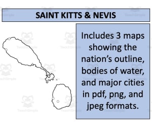 Saint Kitts & Nevis Map Resources