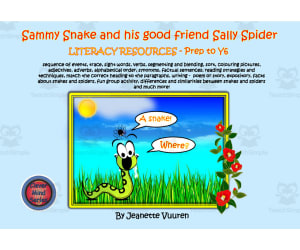 Sammy Snake and His Good Friend Sally Spider | Literacy Resource Bundle