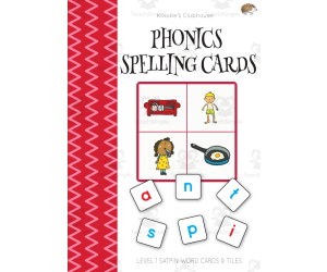 SATPIN spelling cards with Alphabet Tiles
