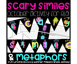 Scary Similes and Metaphors: Grades 3-6