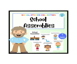 School Assemblies Social Story