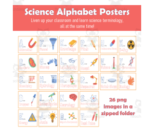 Science Alphabet Posters