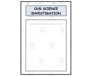 Science: Investigation Booklet