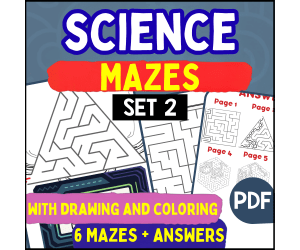 Science Mazes - Set 2 (PDF)