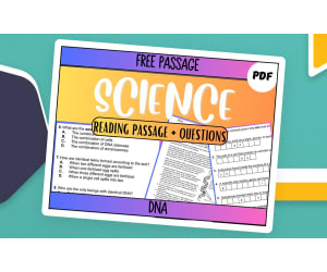 Science Reading Comprehension Passage 21: DNA PDF