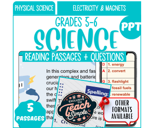 Science Reading Passages on Electricity and Magnets (PPT)