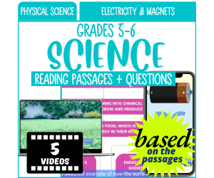 Science Reading Passages on Electricity and Magnets (Videos)