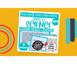 Science Reading Passages on Physical and Chemical Properties (PPT)