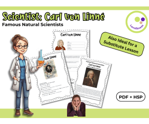Scientist Carl von Linné – Fact Sheet, Quiz, and Interactive Exercises