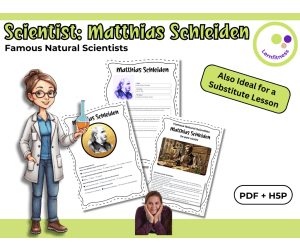 Scientist Matthias Schleiden Fact Sheet, Quiz + Exercises PDF + H5P