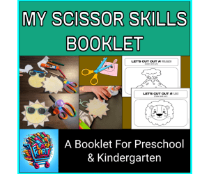 Scissor Skills Fun Cutting Practice Worksheets for Preschool & KG