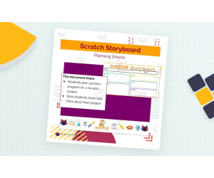 Scratch Storyboard Planning Sheet