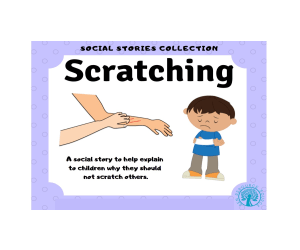 Scratching Social Story