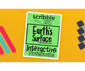 Scribble Notes - Interactive Journal - Earth's Surface