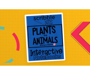 Scribble Notes - Interactive Notebook - Plants and Animals