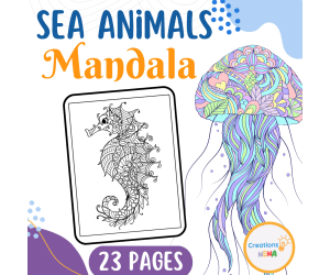 Sea Animals Mandala