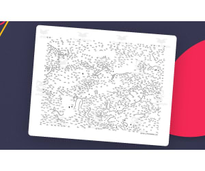 Sea Life Dot-to-Dot / Connect the Dots PDF