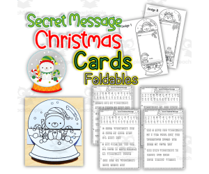 Secret Message Christmas Cards