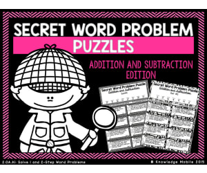 Secret Word Problem Puzzles